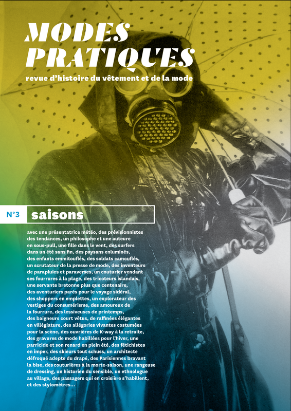 Couverture du troisième numéro de la revue Modes Pratiques