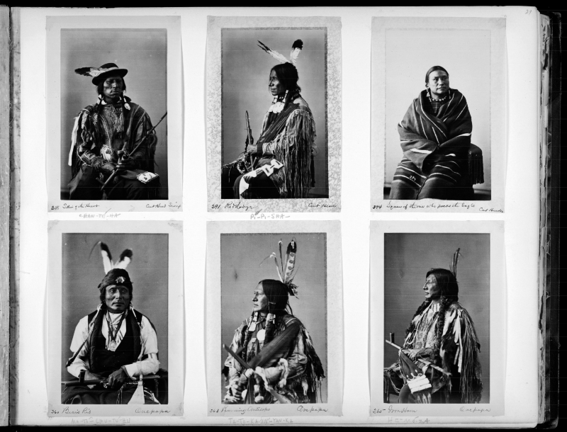 W.H. Jackson, Portraits of American Indians, Photographs Of Indians. 
