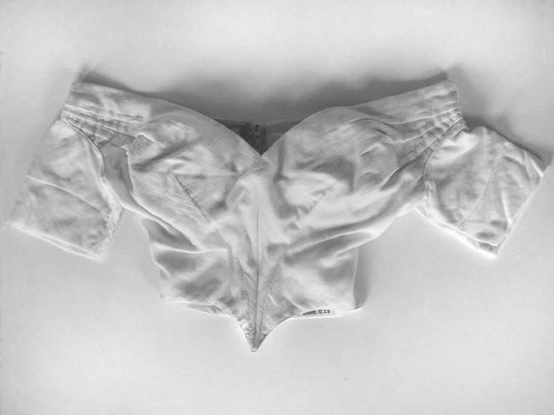 Corsage de Léopoldine Hugo. Voile de coton. 1843