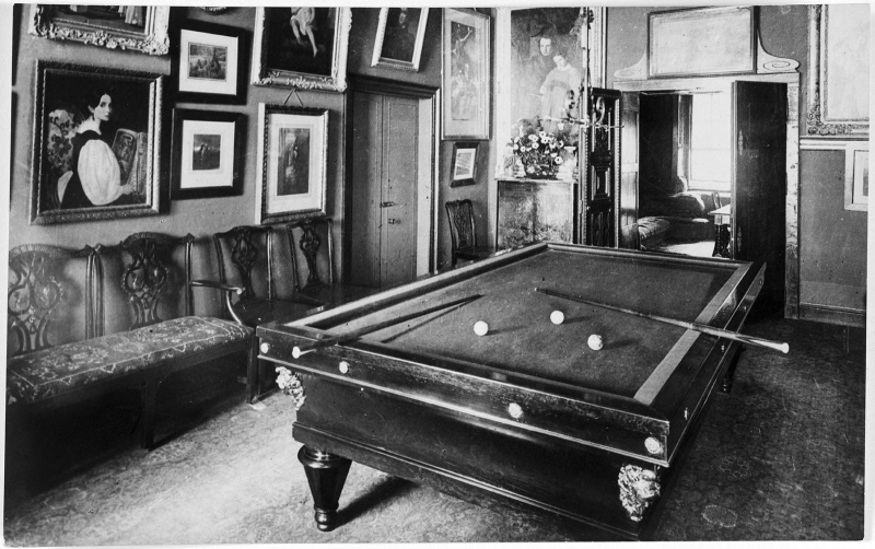 Hauteville House, la salle de billard