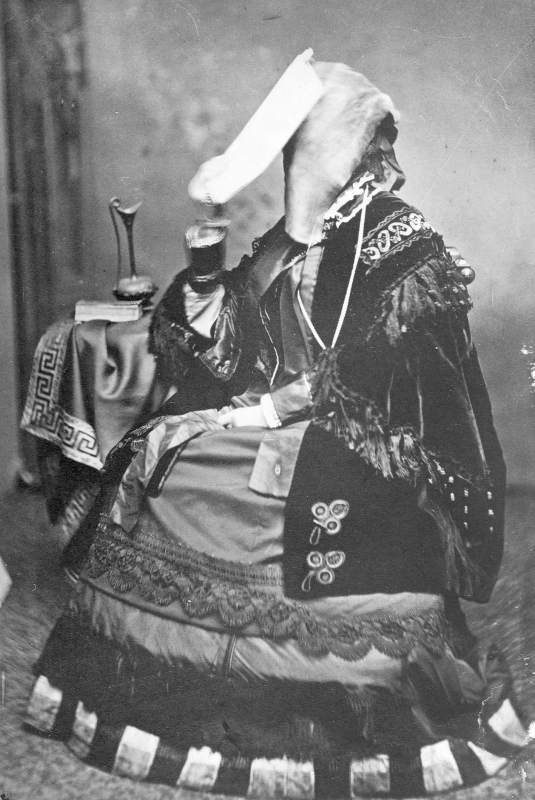 Portrait de Sarah Helen Whitman en médium (vers 1865)