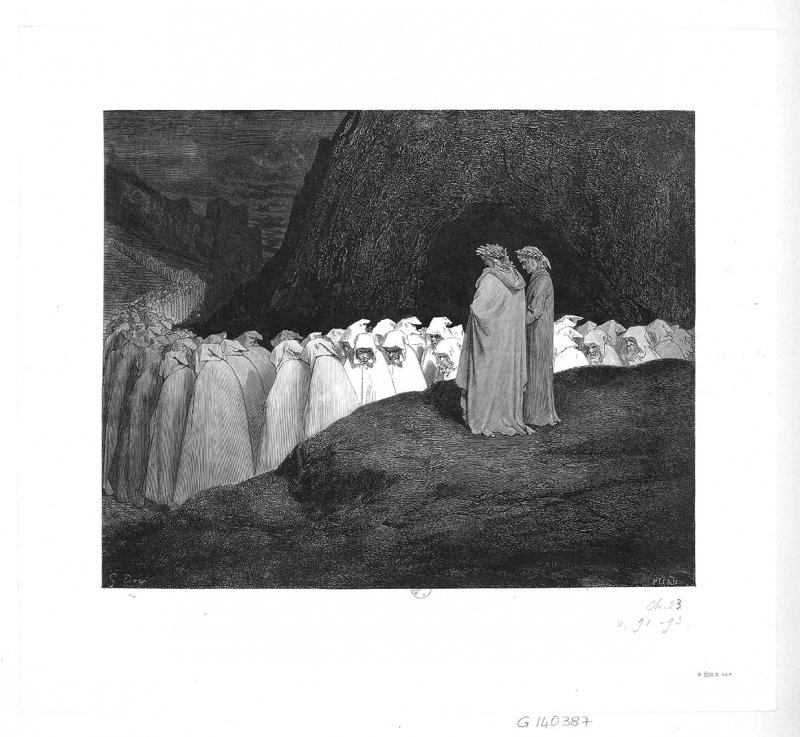 Gustave Doré, L’Enfer, 1861, planche hors texte, gravure sur bois, 19,5 x 24 cm