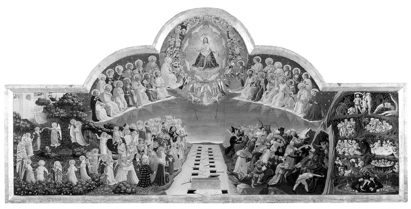Figure 2 : Fra Angelico, Le Jugement dernier (détail), 1431-1435, tempera sur bois, 105 × 210 cm