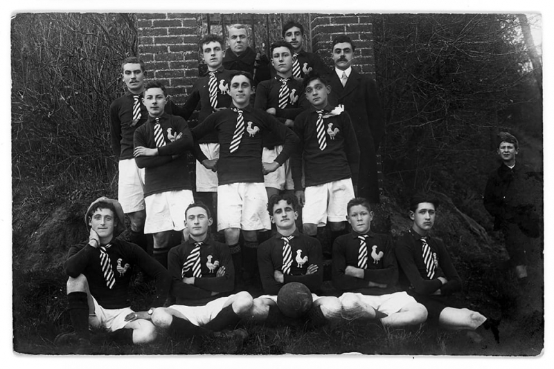 Équipe de footballeurs amateurs du Nord de la France, années 1905-1915