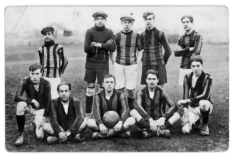 Équipe de footballeurs amateurs du Nord de la France, années 1905-1915