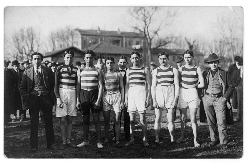 Équipe de footballeurs amateurs du Nord de la France, années 1905-1915